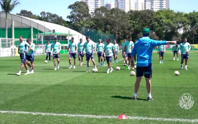 Palmeiras tem treino de aperfeiçoamento antes de partidas decisivas no Brasileirão