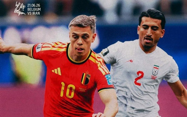 Bélgica e Irã não saem do 0 a 0 Bélgica e Irã não saem do 0 a 0