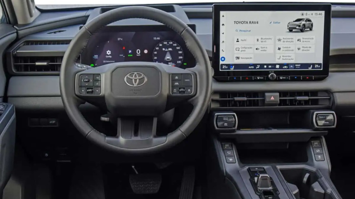 Painel de instrumentos do RAV4 XSE