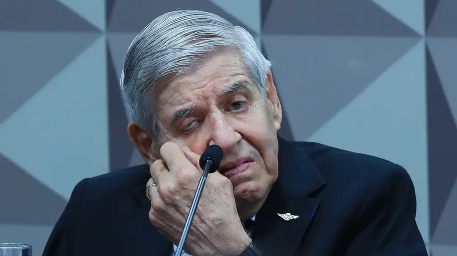 Augusto Heleno durante sessão da CPMI da tentativa de golpe de Estado Augusto Heleno durante sessão da CPMI da tentativa de golpe de Estado