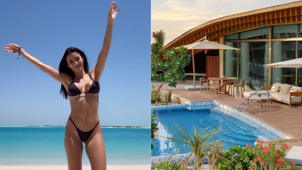 Na Arábia Saudita, Bruna Biancardi curte resort luxuoso; veja valores