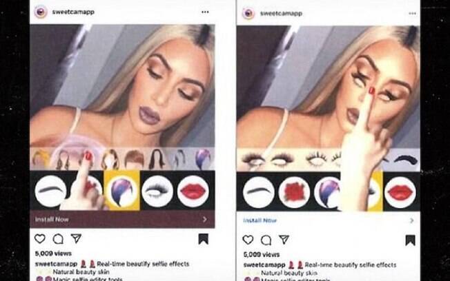 Kim Kardashian processou o aplicativo iHandy por usar uma foto sua
