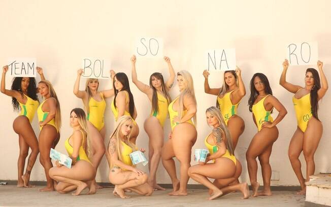 Das 27 candidatas ao Miss Bumbum, 12 se manifestaram em favor da eleição de Bolsonaro para presidente da república