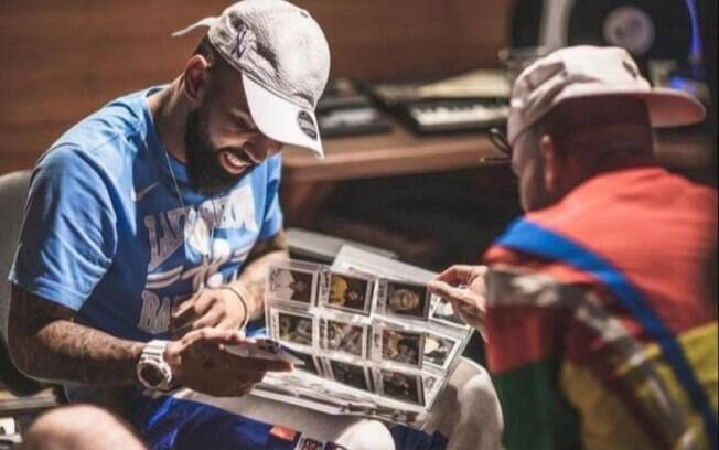 Atacante do Flamengo, Gabigol começa a gravar segunda música Atacante do Flamengo, Gabigol começa a gravar segunda música