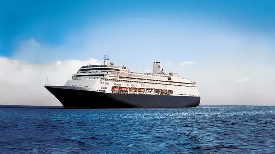 Ao todo, o navio Holland America Line visitará os sete continentes