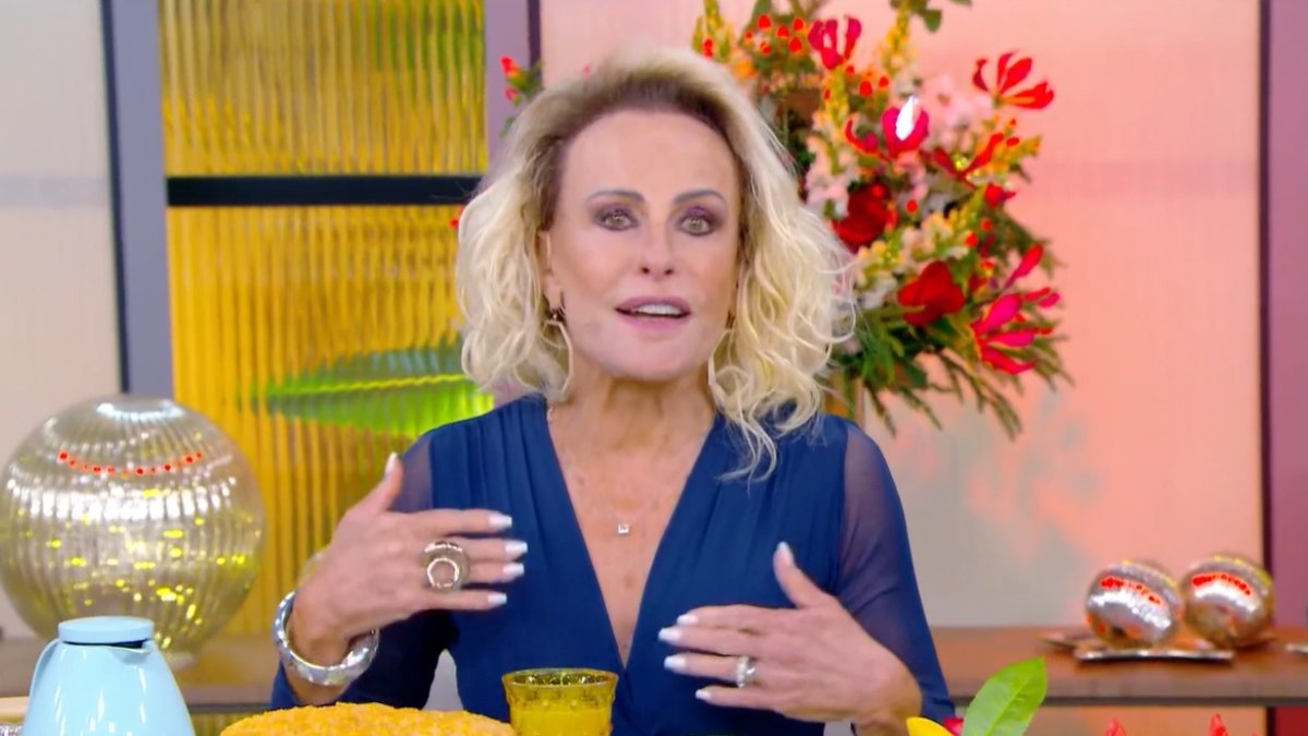 Ana Maria Braga se emociona ao vivo Ana Maria Braga se emociona ao vivo