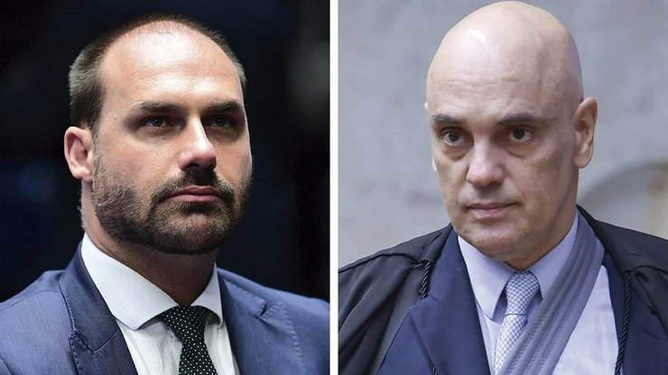 Moraes determina mandado de prisão contra Eduardo Bolsonaro