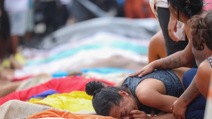 Operação Contenção em imagens: cenário de guerra