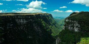 Conheça o Cânion Fortaleza, local onde menina caiu no RS
