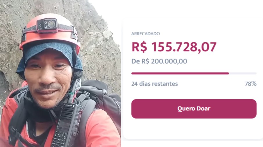 Voluntário que salvou Juliana ganha vaquinha de brasileiros Voluntário que salvou Juliana ganha vaquinha de brasileiros