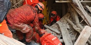 Desabamento no Catete deixa vários feridos e interdita rua no Rio