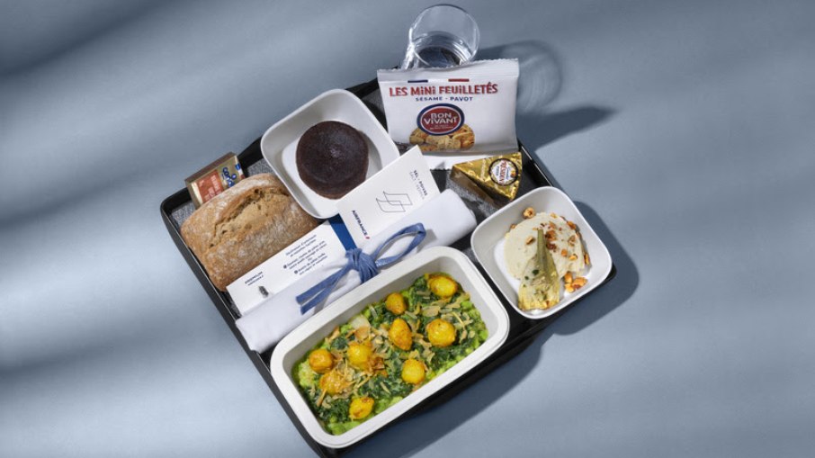 Novas opções de comida da Air France Novas opções de comida da Air France