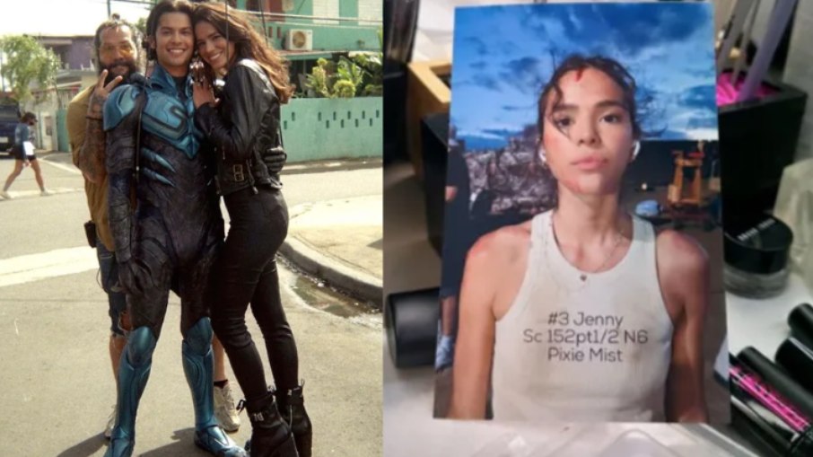 Bruna Marquezine mostra bastidores de 'Besouro Azul' após fim de greve