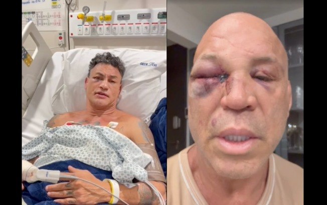 Popó e Wanderlei Silva gravaram vídeos na madrugada desta segunda-feira (29)