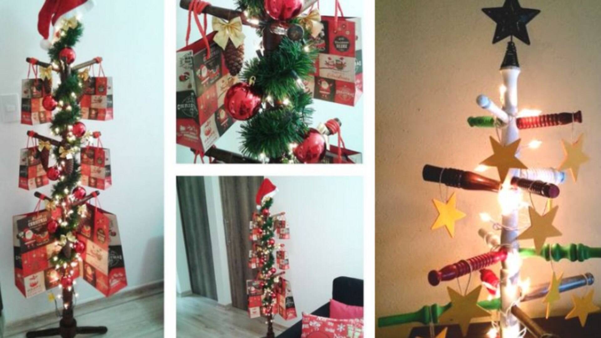 5 dicas para improvisar árvores de Natal lindas | O Bom da Notícia