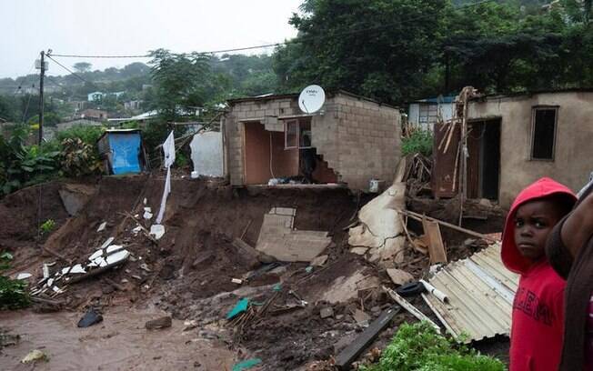 Fortes chuvas deixaram rastro de destruição na África do Sul