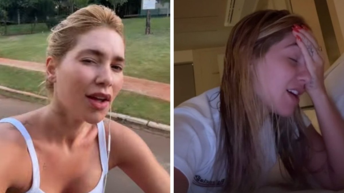 Virginia Fonseca relata mal-estar após pedalar mesmo com dores Virginia Fonseca relata mal-estar após pedalar mesmo com dores