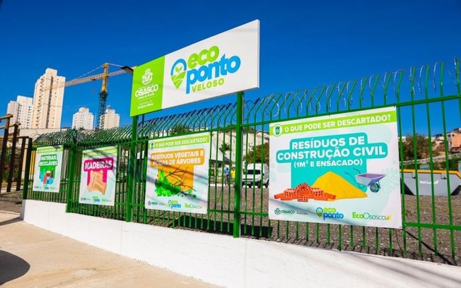 Osasco: novo ecoponto do Veloso já está em operação Osasco: novo ecoponto do Veloso já está em operação