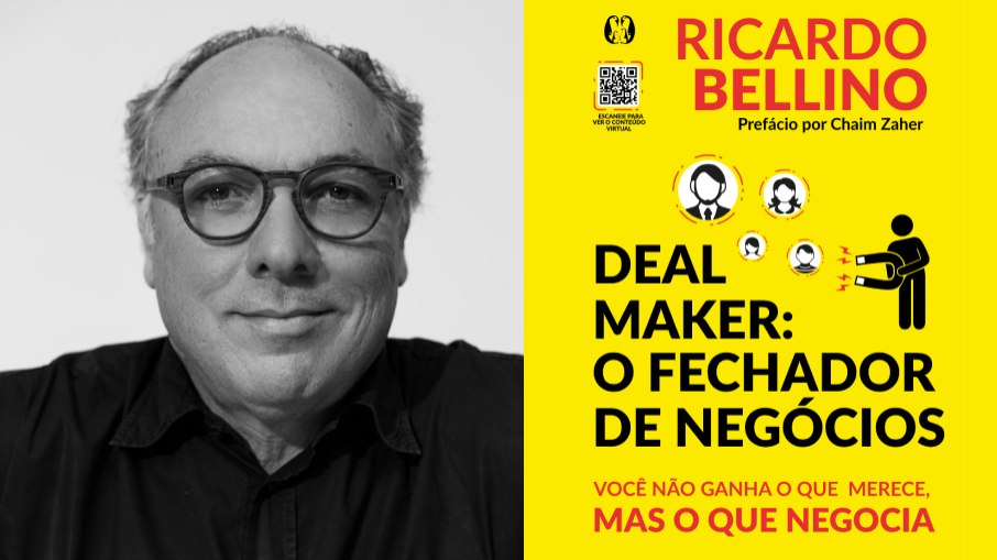 Novo livro de Ricardo Bellino ensina a se tornar um fechador de negócios