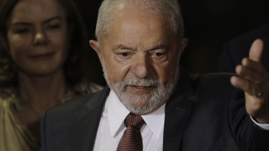 O presidente eleito, Luis Inácio Lula da Silva