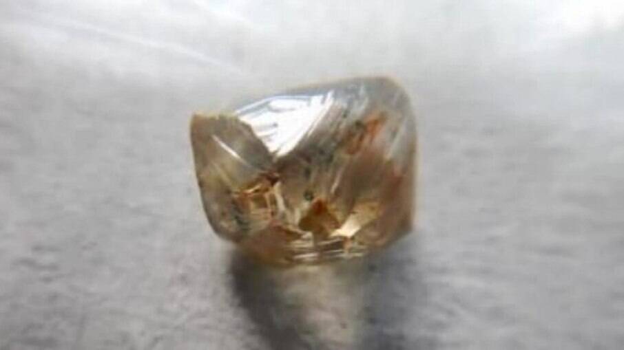 Diamante encontrado vale R$ 3 milhões
