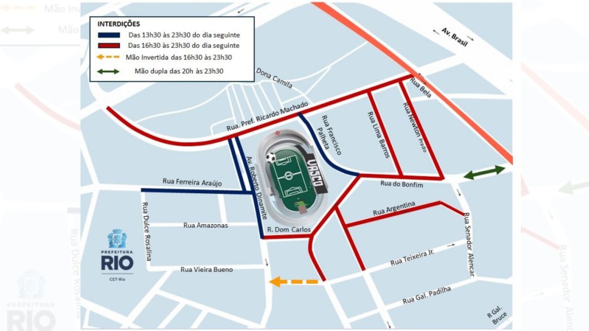 A CET-Rio montou operação de trânsito para o jogo entre Vasco e São Paulo. A CET-Rio montou operação de trânsito para o jogo entre Vasco e São Paulo.
