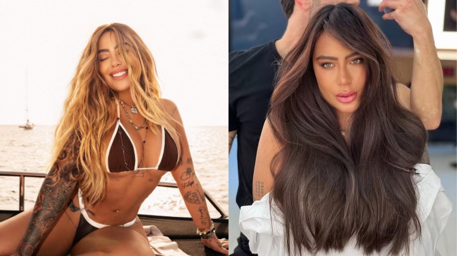 Antes e depois de Rafaella Santos Antes e depois de Rafaella Santos