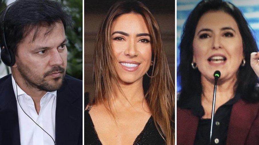 Fábio Faria, Patrícia Abravanel e Simone Tebet