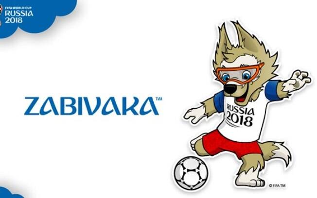 Zabivaka, mascote da Copa do Mundo de 2018, na Rússia
