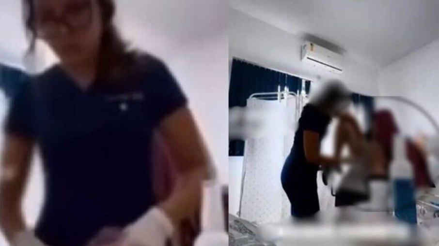 Estudante de medicina filma exame ginecológico em UPA Estudante de medicina filma exame ginecológico em UPA