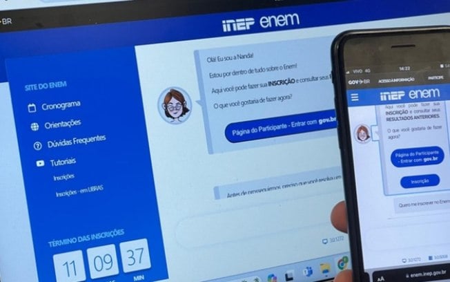 Site imita página de inscrição do Enem para aplicar golpes