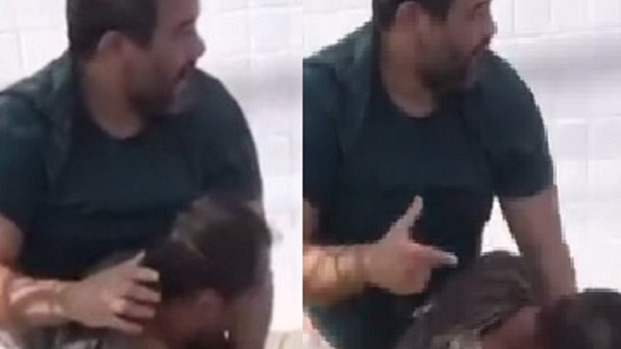 Homem bateu em entregador Homem bateu em entregador