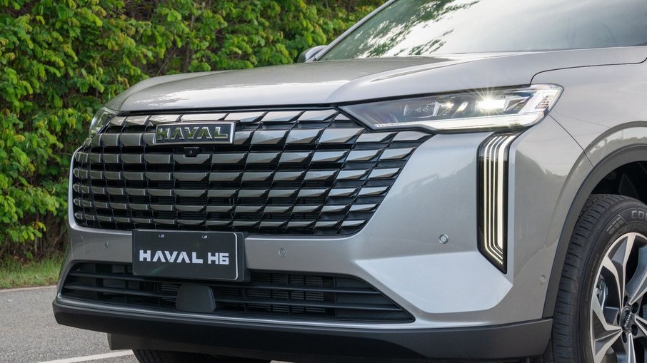 Nova frente do GWM Haval H6 2026 Nova frente do GWM Haval H6 2026