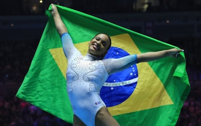 Rebeca Andrade submete novo salto para os Jogos de Paris 2024