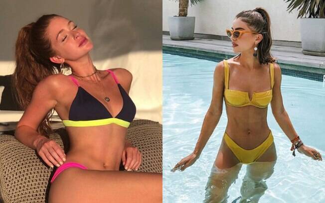Muitas famosas, como Marina Ruy Barbosa e Camila Coelho, já estão apostando nos modelos de biquíni como tendência