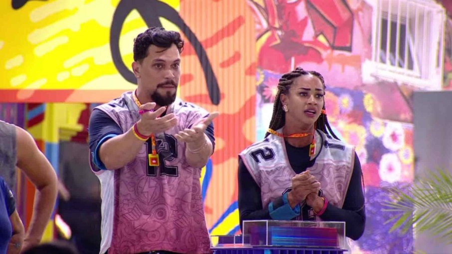 Vinícius e Aline no 'BBB 25'