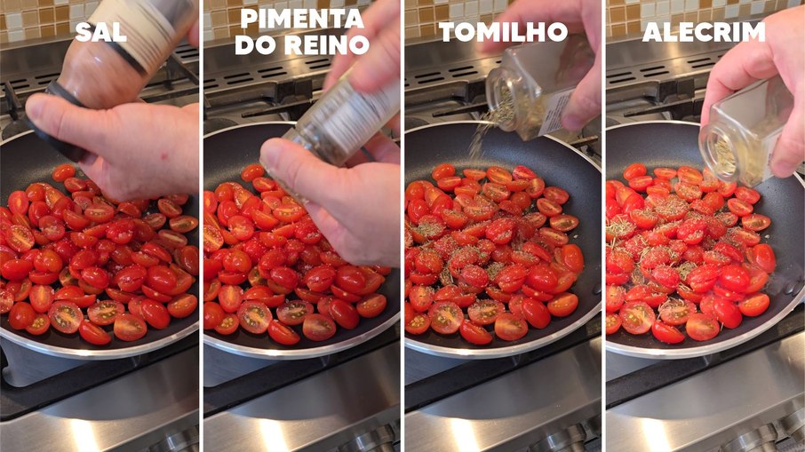 Temperos dos tomates Temperos dos tomates