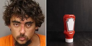 Ketchup vira arma e homem acaba preso em estação de ônibus