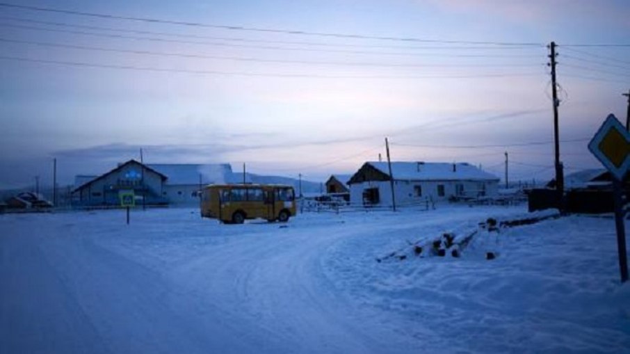 Oymyakon tem 500 habitantes Oymyakon tem 500 habitantes
