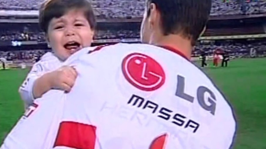 Camisa do São Paulo em homenagem a Felipe Massa