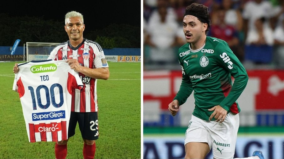 Teo Gutiérrez é a esperança de gols do Junior, enquanto o Maurício vive boa fase no Palmeiras