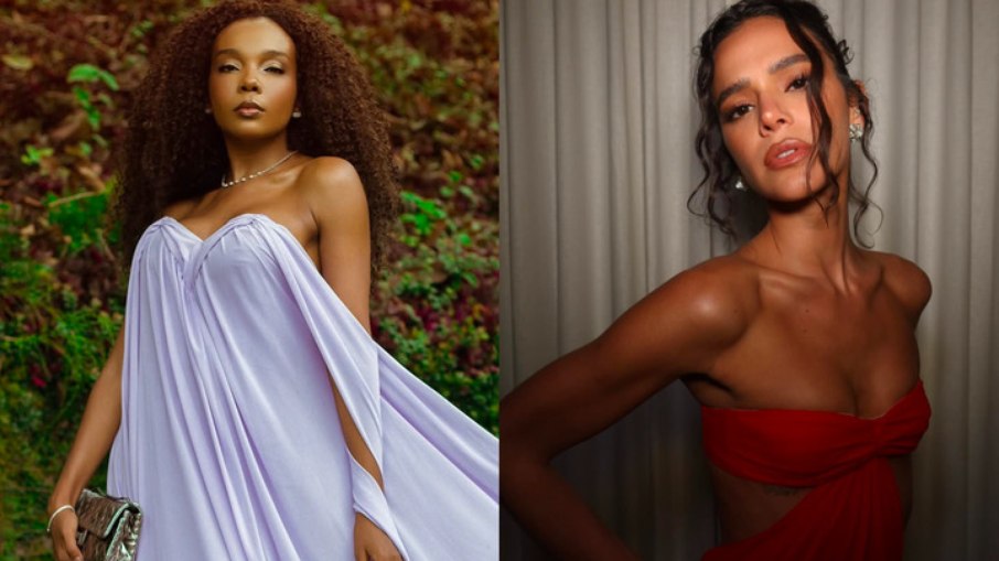 Thelminha e Bruna Marquezine