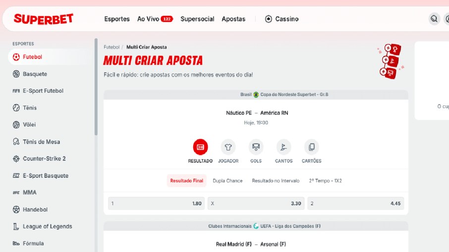Criar apostas na Superbet Criar apostas na Superbet