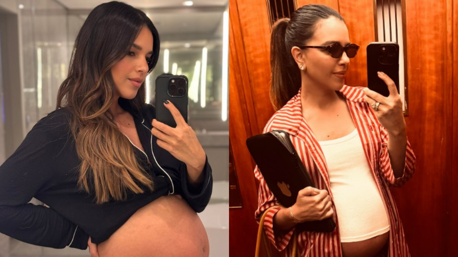 Mariana Rios exibe barrigão do Palo