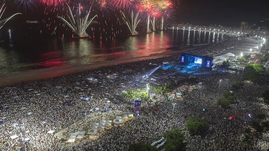 No Rio de Janeiro, a previsão é de tempo firme na virada