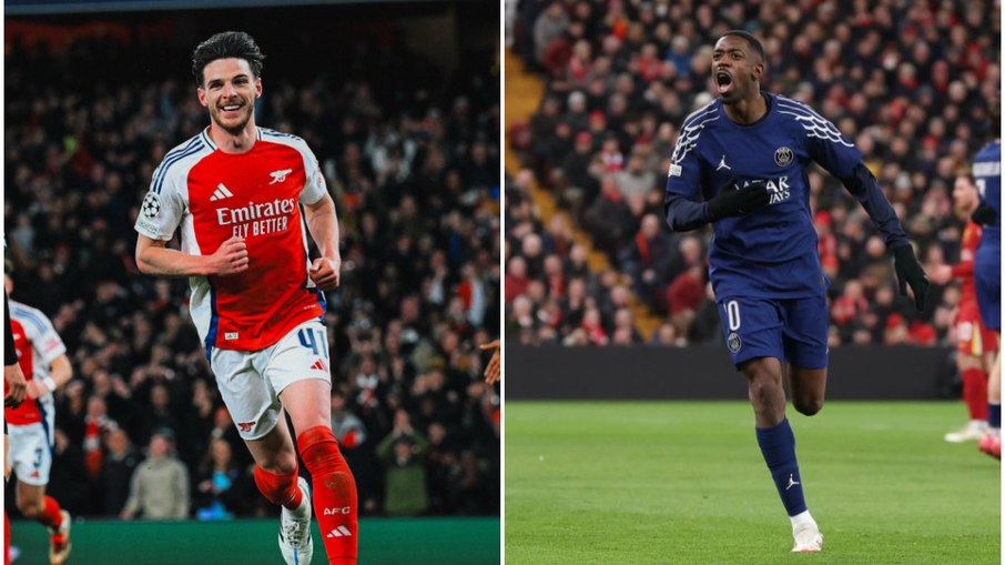 Arsenal e PSG se enfrentam pela semi da Liga dos Campeões