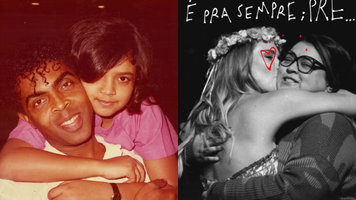 Gilberto Gil e Carolina Dieckmmann homenageiam Preta Gil