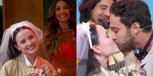 Larissa Manoela renova votos de casamento ao vivo na Globo