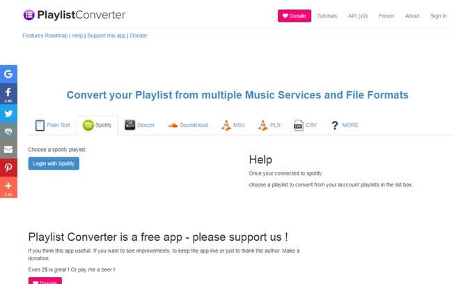 Apesar de converter playlists automaticamente no Playlist Converter, ainda é preciso transferir as músicas