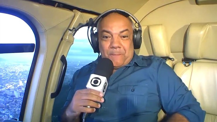 Ventos de 70 km/h impedem helicóptero da Globo de levantar voo